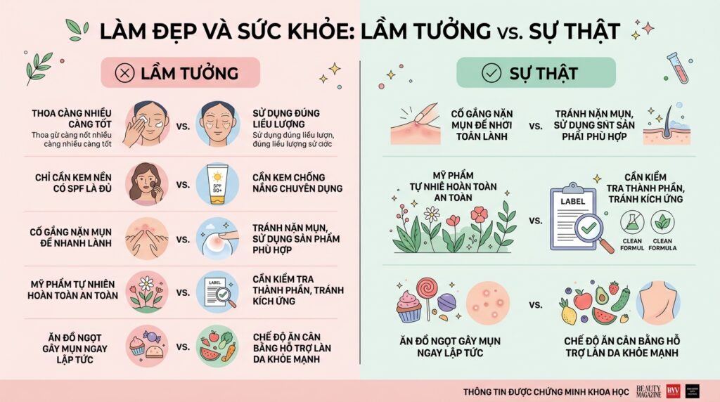 Câu hỏi về sức khỏe và làm đẹp thường gặp