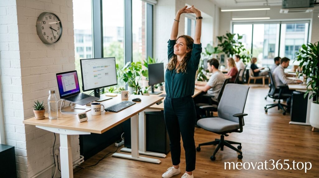 mẹo giảm đau nhức văn phòng