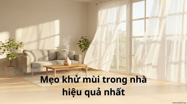 mẹo khử mùi trong nhà