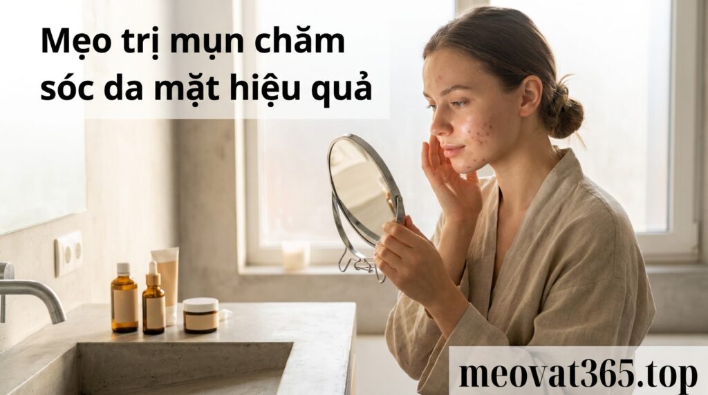 mẹo trị mụn