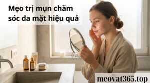 mẹo trị mụn