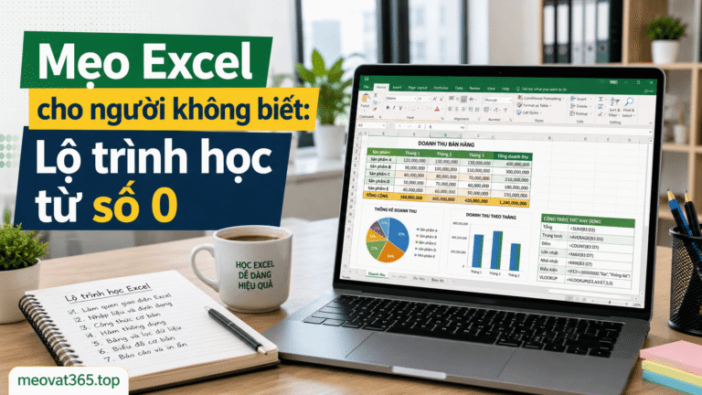 Mẹo Excel cho người không biết