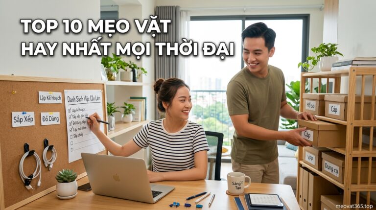 Top 10 mẹo vặt hay nhất mọi thời đại